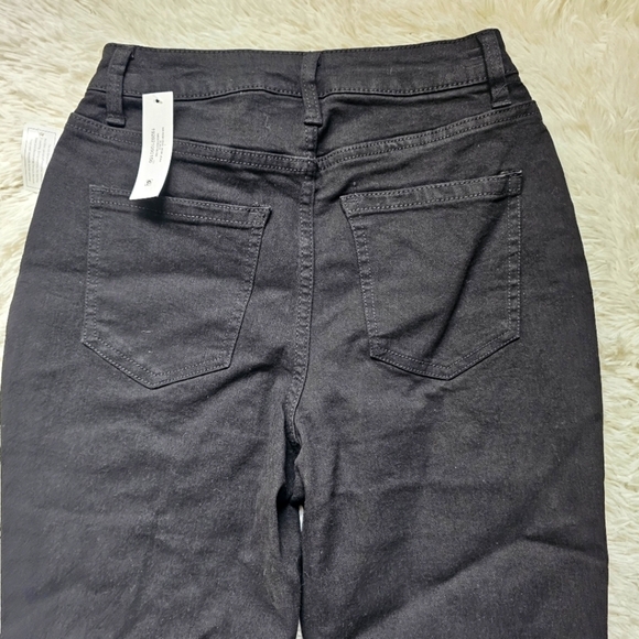 NWT No Boundaries Juniors Black Jeans Size 1 High Rise Mom Jean - Picture 5 of 10